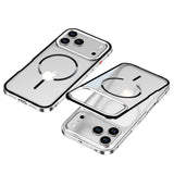 AeroMag Metal Bumper Frosted Back iPhone Case-Exoticase-Exoticase