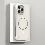 AirShell Ultra Slim MagSafe iPhone Case-Exoticase-For iPhone 16 Pro Max-White-Exoticase