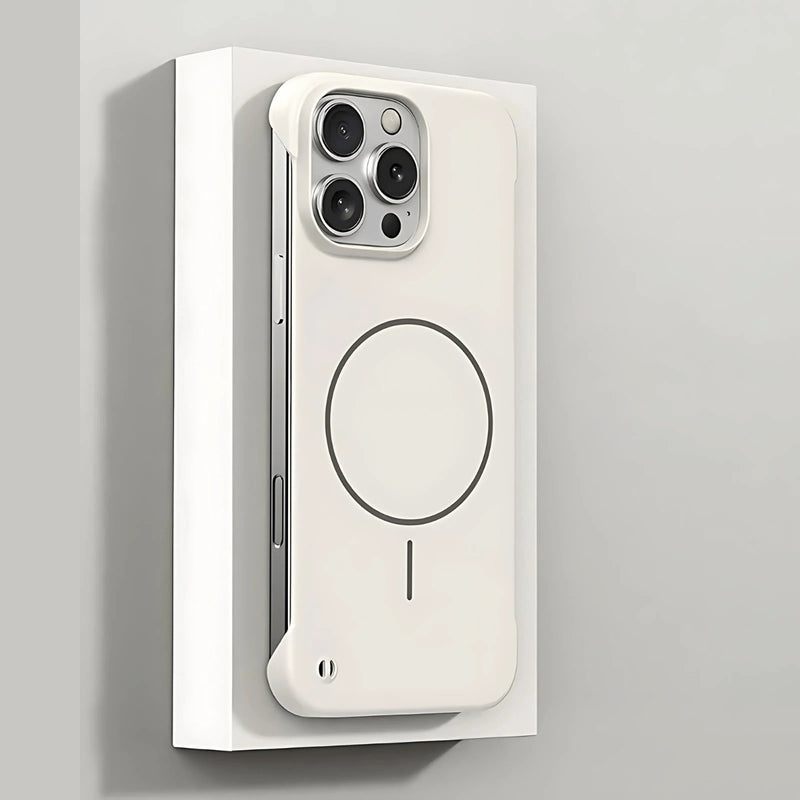 AirShell Ultra Slim MagSafe iPhone Case-Exoticase-For iPhone 16 Pro Max-White-Exoticase