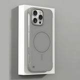 AirShell Ultra Slim MagSafe iPhone Case-Exoticase-For iPhone 16 Pro Max-Light Gray-Exoticase