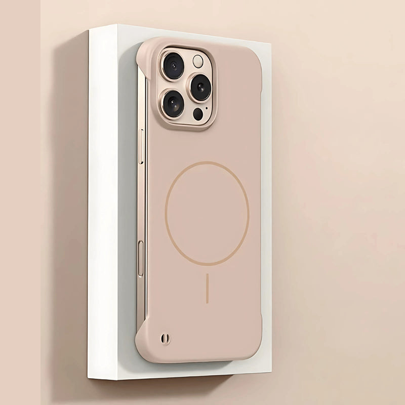 AirShell Ultra Slim MagSafe iPhone Case-Exoticase-For iPhone 16 Pro Max-Desert Pink-Exoticase