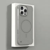 AirShell Ultra Slim MagSafe iPhone Case-Exoticase-For iPhone 16 Pro Max-Light Gray-Exoticase