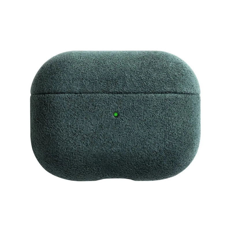 Alcantara Apple AirPods Case-Exoticase-for AirPods 3-Green-