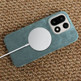 Alcantara Magnetic OnePlus Case-Exoticase-Blue-for OnePlus 15-Exoticase