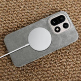 Alcantara Magnetic OnePlus Case-Exoticase-Gray-for OnePlus 15-Exoticase