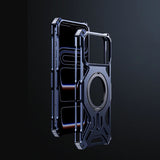 Alloya Metal Bracket iPhone Case-Exoticase-For iPhone 17 Pro Max-Blue-Exoticase
