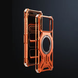 Alloya Metal Bracket iPhone Case-Exoticase-For iPhone 17 Pro Max-Orange-Exoticase