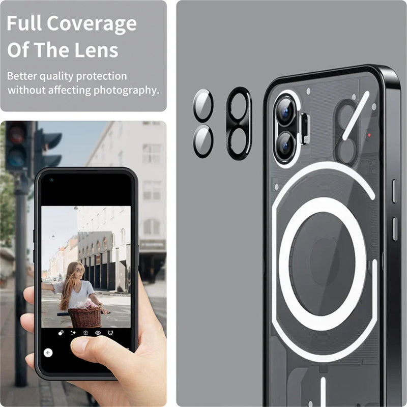 Aluminum Frame Matte Back Nothing Phone Case-Exoticase-Exoticase