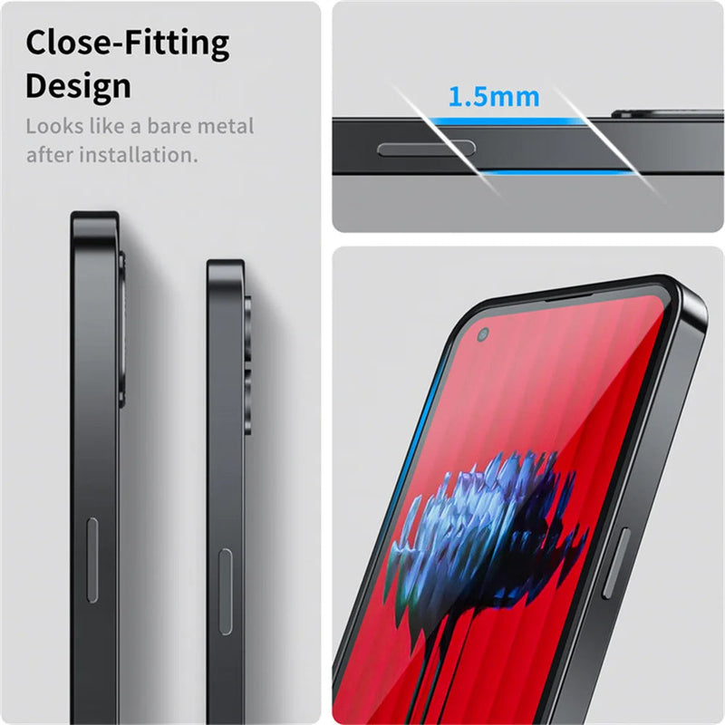Aluminum Frame Matte Back Nothing Phone Case-Exoticase-Exoticase