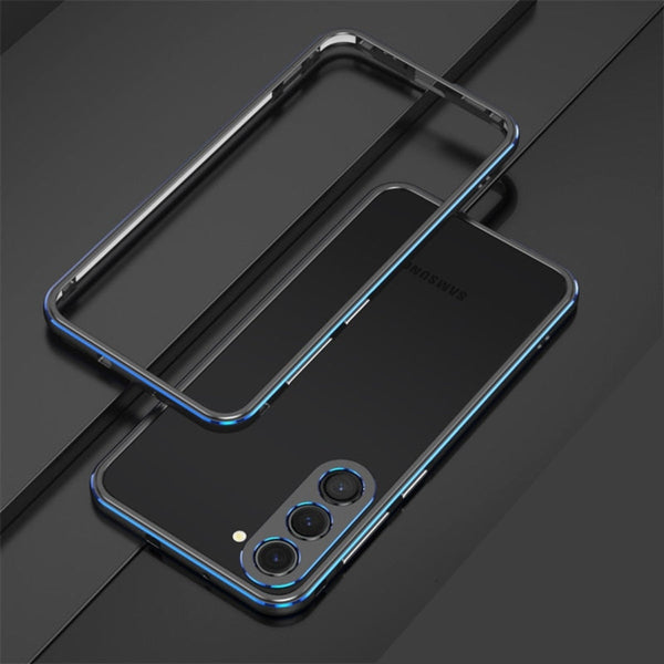 Aluminum Metal Bumper Frame Samsung Case-Exoticase-Samsung S23 Ultra-Black Blue-