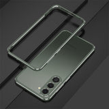 Aluminum Metal Bumper Frame Samsung Case-Exoticase-Samsung S23 Ultra-Green Silver-