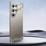 Aluminum Rimless Samsung Bumper Case - Exoticase - Samsung S24 Ultra / Grey