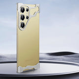 Aluminum Rimless Samsung Bumper Case - Exoticase - Samsung S24 Ultra / Silver