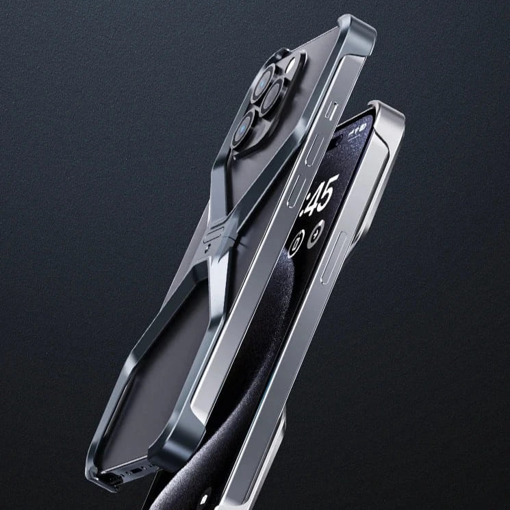Aluminum X Rimless iPhone Case-Exoticase-Exoticase