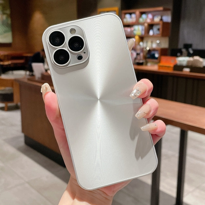 Angle Shine Apple iPhone Case-Exoticase-For iPhone 14 Pro Max-Silver-