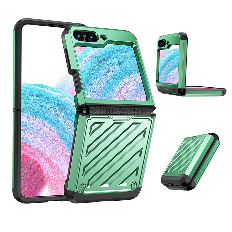 Armor Heavy Protection Case for Samsung Galaxy Z Flip-Exoticase-Z Flip 5-Green-
