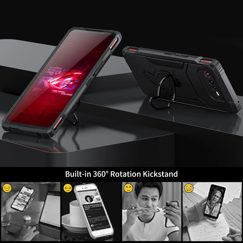 Armor Protect Asus ROG Phone Case with Kickstand-Exoticase-Exoticase
