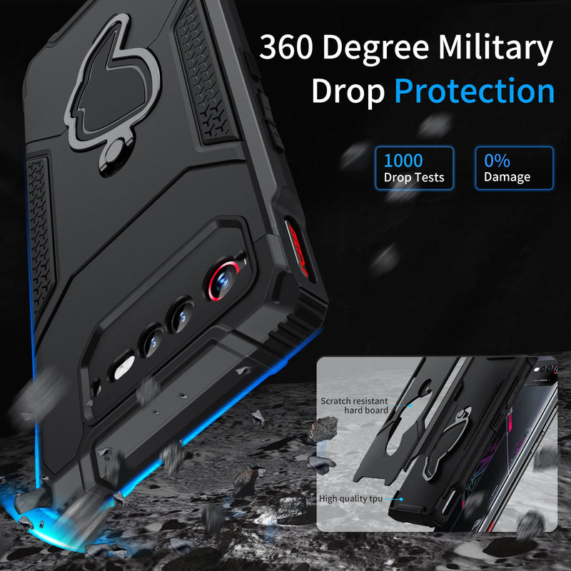 Armor Protect Asus ROG Phone Case with Kickstand-Exoticase-Exoticase