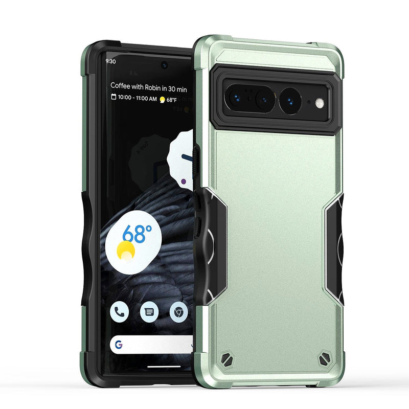 Armor Shockproof Google Pixel Phone Case-Exoticase-For Pixel 7 Pro-Green-