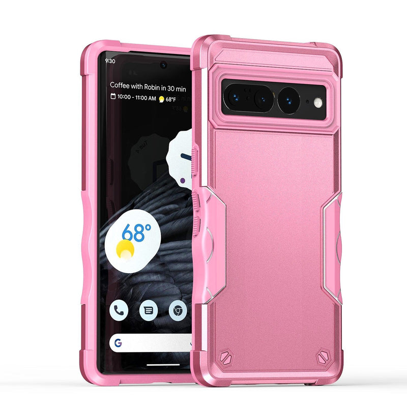 Armor Shockproof Google Pixel Phone Case-Exoticase-For Pixel 7 Pro-Pink-