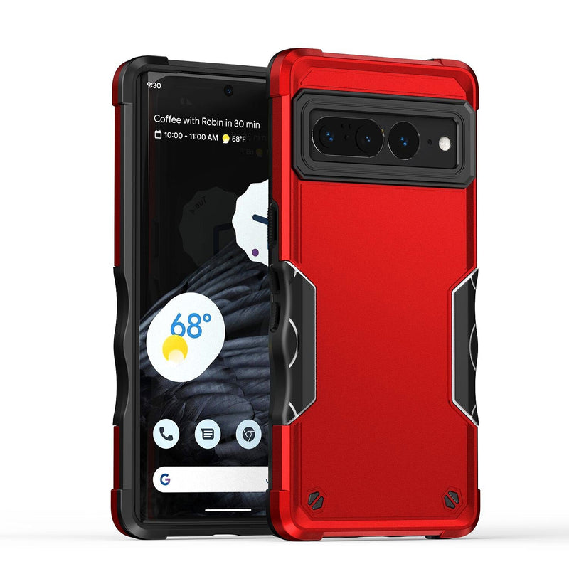 Armor Shockproof Google Pixel Phone Case-Exoticase-For Pixel 7 Pro-Red-
