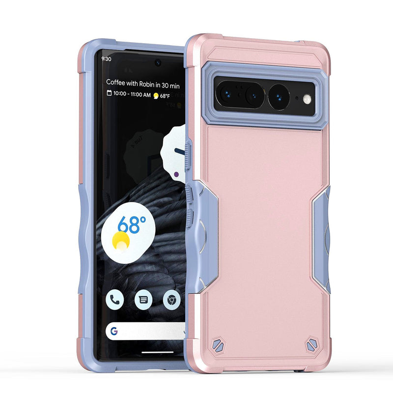 Armor Shockproof Google Pixel Phone Case-Exoticase-For Pixel 7 Pro-Rose Gold-