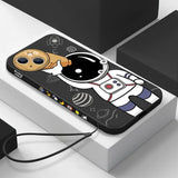 Astronaut Camera Play iPhone Case-Exoticase-For iPhone 17 Pro Max-Black 1-Exoticase