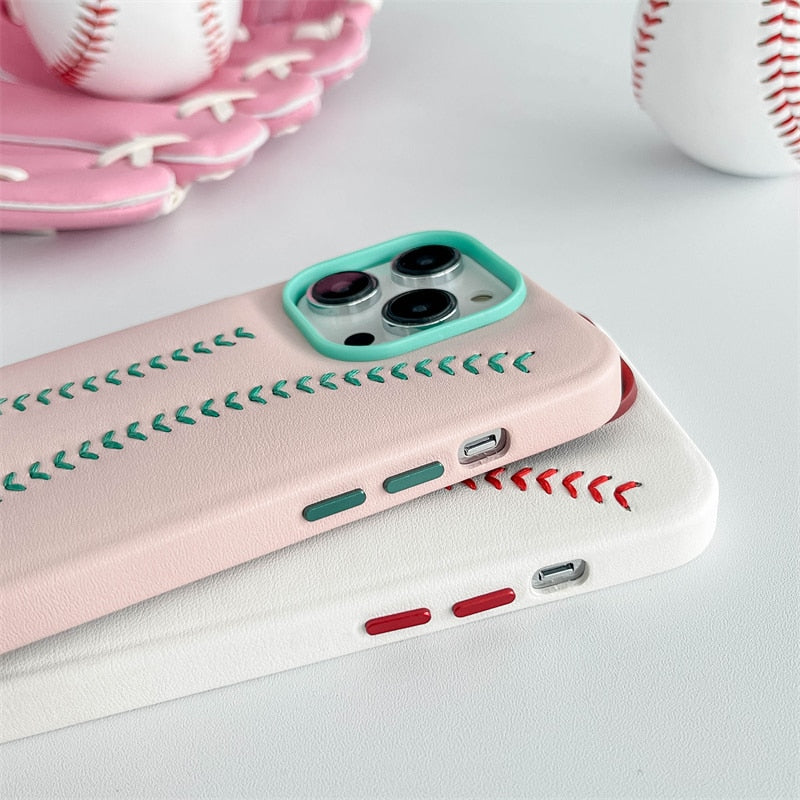 Baseball Knit Apple iPhone Case-Exoticase-