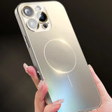 Brushed Frame Tempered Glass iPhone Case-Exoticase-Exoticase