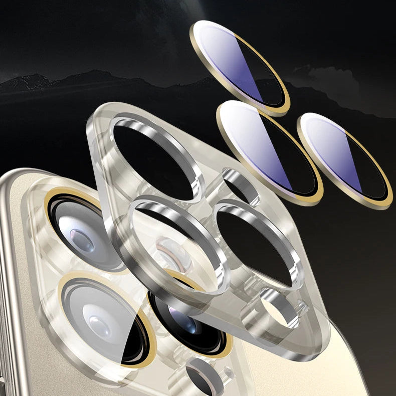 Brushed Frame Tempered Glass iPhone Case-Exoticase-Exoticase