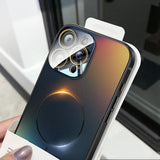 Brushed Frame Tempered Glass iPhone Case-Exoticase-Exoticase