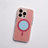 BubbleTone Aesthetic MagSafe iPhone Case-Exoticase-For iPhone 16 Pro Max-J-Exoticase