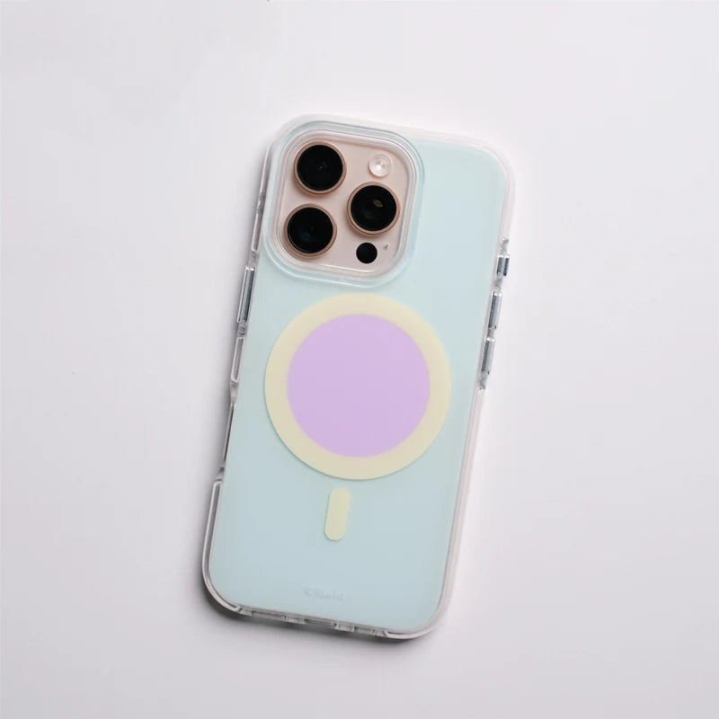 BubbleTone Aesthetic MagSafe iPhone Case-Exoticase-For iPhone 16 Pro Max-B-Exoticase