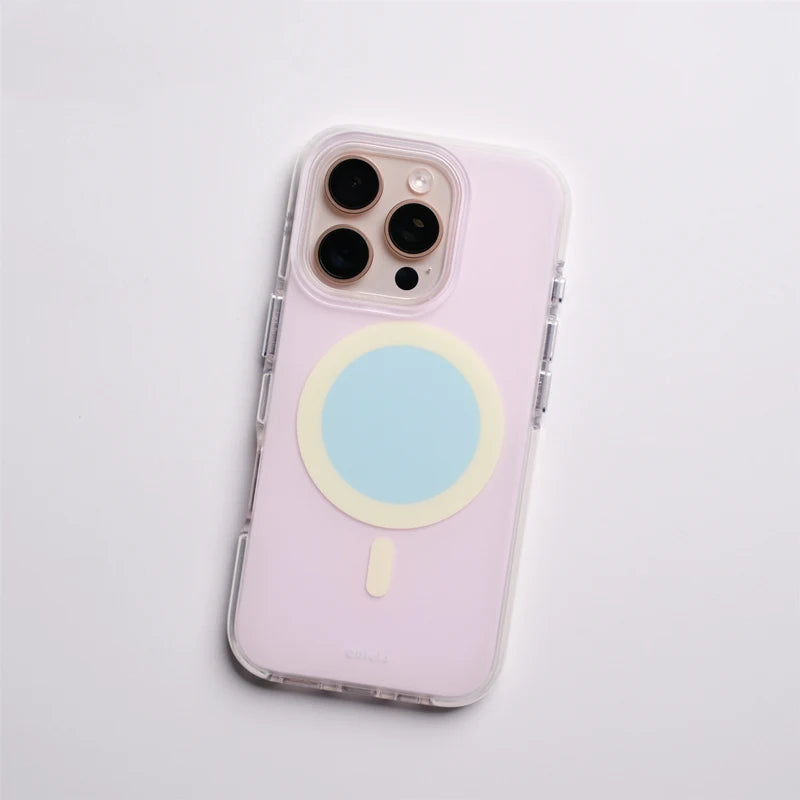 BubbleTone Aesthetic MagSafe iPhone Case-Exoticase-For iPhone 16 Pro Max-G-Exoticase