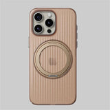 BumpWaves 360° Rotating Metal Ring iPhone Case-Exoticase-For iPhone 16 Pro Max-Gold-Exoticase