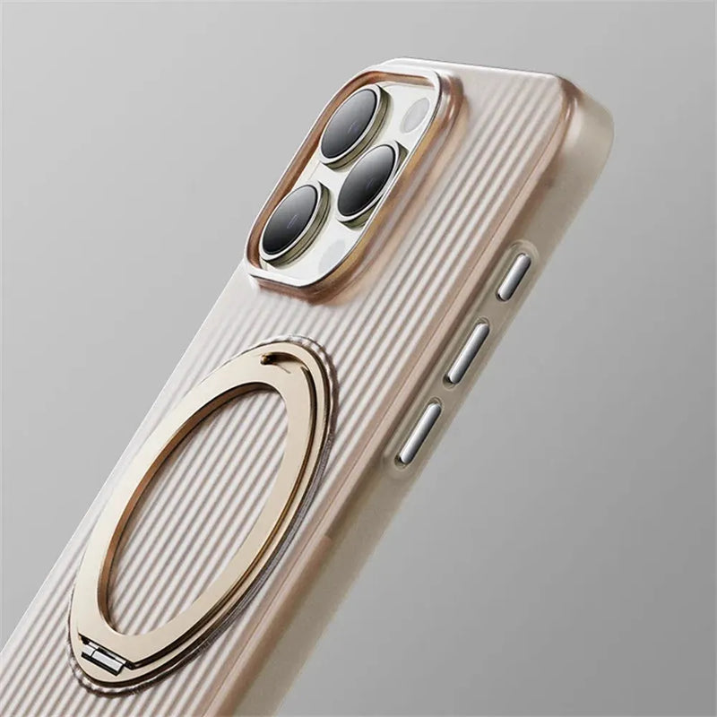 BumpWaves 360° Rotating Metal Ring iPhone Case-Exoticase-Exoticase