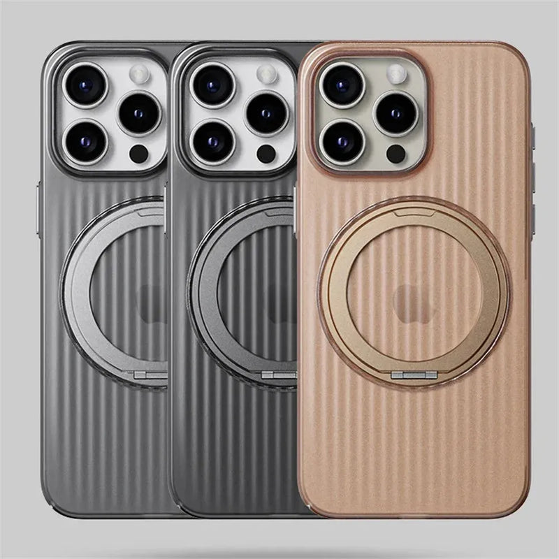 BumpWaves 360° Rotating Metal Ring iPhone Case-Exoticase-Exoticase