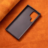 Business Retro Leather Samsung Case with Ring-Exoticase-Exoticase