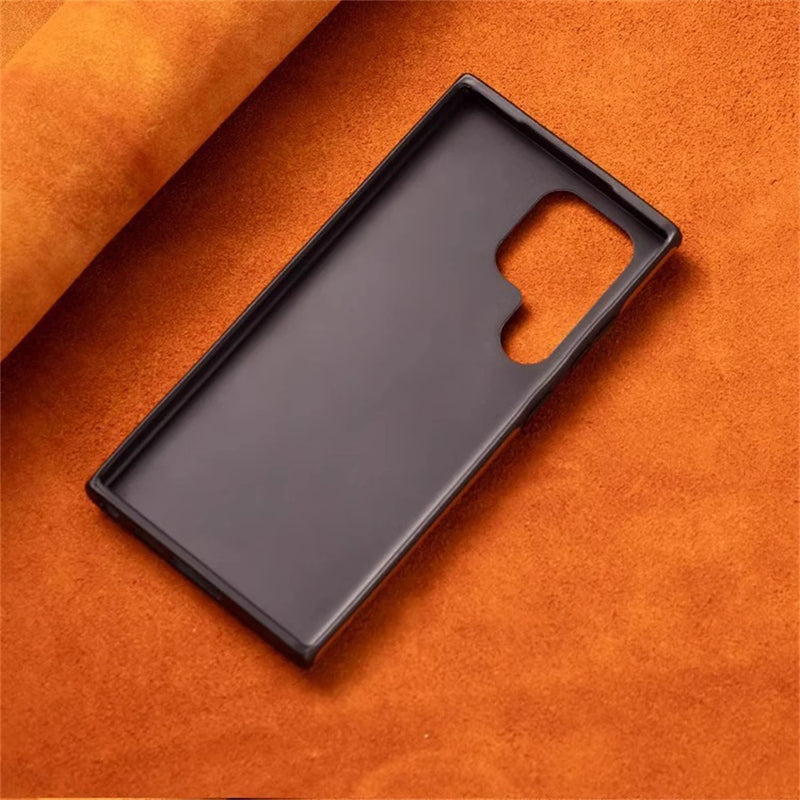 Business Retro Leather Samsung Case with Ring-Exoticase-Exoticase