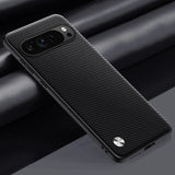 CODE Smooth PU Leather Google Pixel Case-Exoticase-For Pixel 9 Pro XL-Matte Black-Exoticase