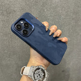 Camouflage Magsafe Apple iPhone Case - Exoticase - For iPhone 15 Pro Max / Blue