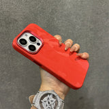 Camouflage Magsafe Apple iPhone Case - Exoticase - For iPhone 15 Pro Max / Red