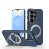 CarbonGrid Premium Aramid Pattern Samsung Case-Exoticase-Blue with Ring-Samsung S26 Ultra-Exoticase