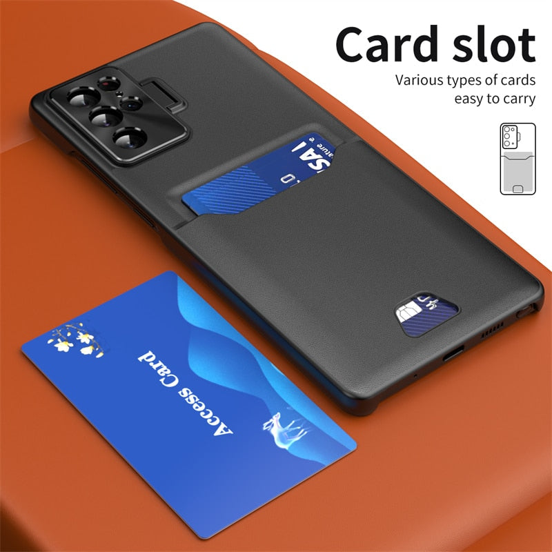 Card Holder Invisible Bracket Samsung Wallet Case-Exoticase-Exoticase
