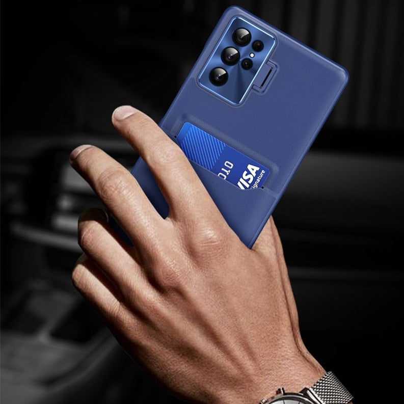 Card Holder Invisible Bracket Samsung Wallet Case-Exoticase-Exoticase