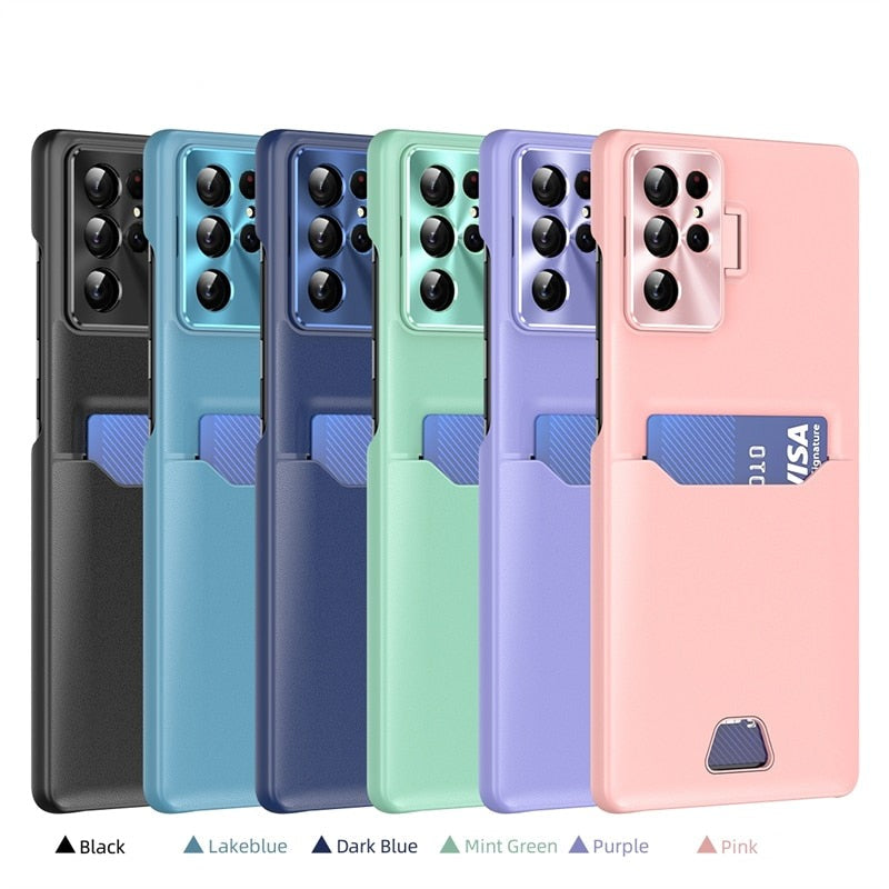 Card Holder Invisible Bracket Samsung Wallet Case-Exoticase-Exoticase