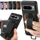 Card Holder Leather Strap Google Pixel Case-Exoticase-Exoticase