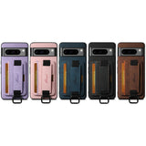 Card Holder Leather Strap Google Pixel Case-Exoticase-Exoticase