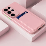 Card Holder Samsung Case-Exoticase-For S26 Ultra-Pink-Exoticase