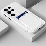 Card Holder Samsung Case-Exoticase-For S26 Ultra-White-Exoticase